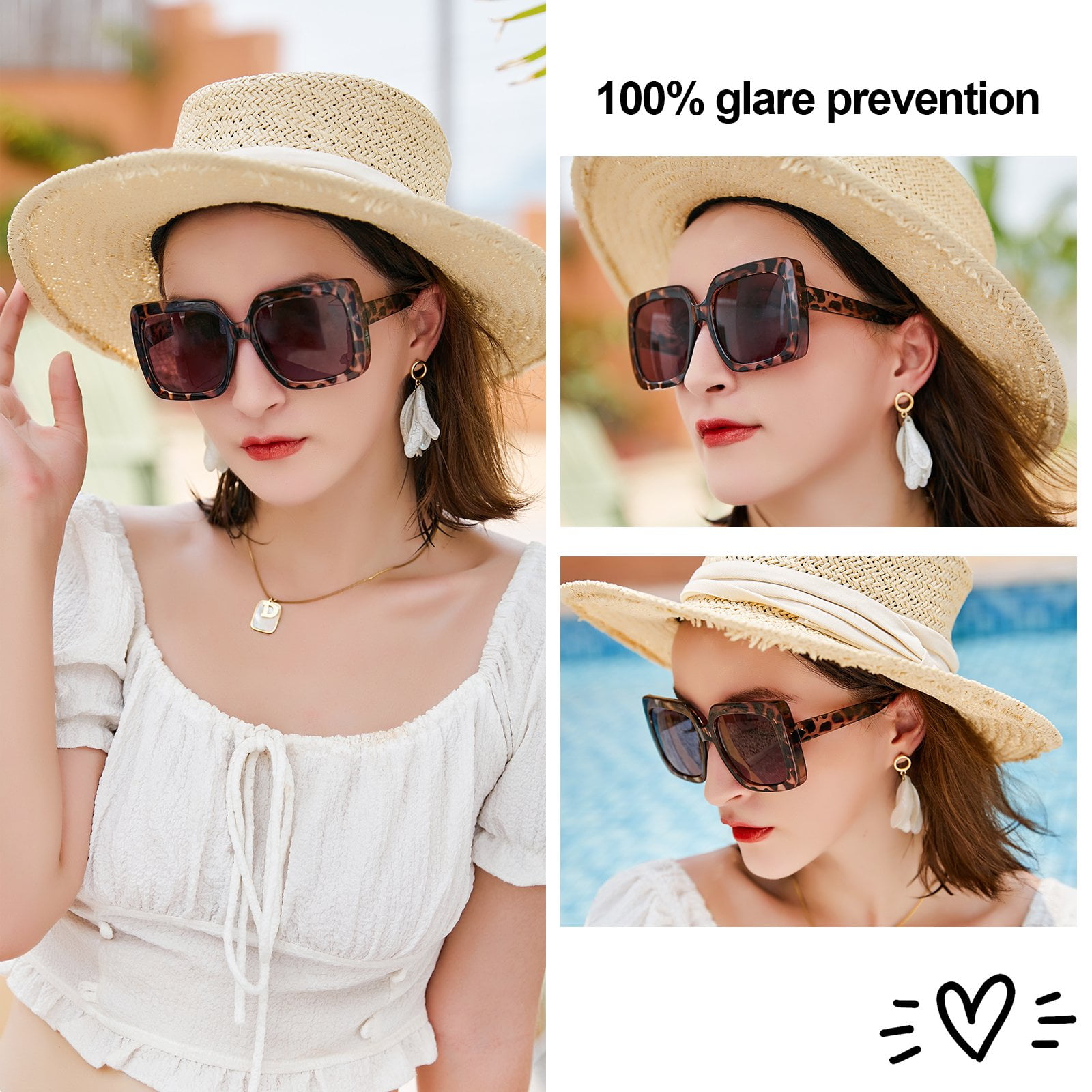 OCCI CHIARI Bifocal Sunglasses Reading Glasses Women Oversized Sunglass Readers 3.5 UV Protection Outdoor 1.0 1.5 2.0 2.5 3.0 3.5 with Acrylic Lens