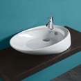 thumbnail image 2 of Whitehaus Britannia Oval Above Mount Basin with Single Faucet Hole Drill, 2 of 5