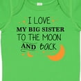 thumbnail image 4 of Inktastic I Love My Big Sister to the Moon and Back Boys or Girls Baby Bodysuit, 4 of 5