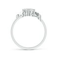 thumbnail image 2 of ANGARA Natural 0.46 Ct. Diamond Fashion Ring in 14K White Gold for Women (Ring Size: 10), 2 of 8