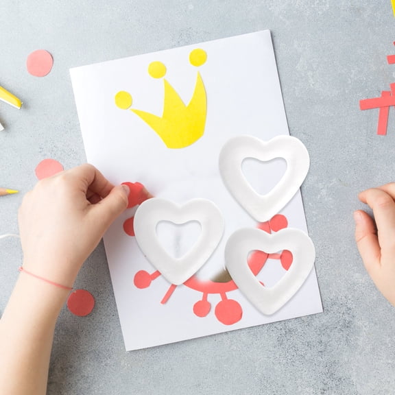 MEIBUTYUP -Shaped Foam 50 Pieces for Wedding Decorations, Crafts, Party Supplies and Home Decor