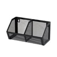 thumbnail image 2 of QSTDGVPW Hanging Basket Garlic Keeper Kitchen Organizer for Pantry Restaurant Bedroom Black 2 Grid, 2 of 9