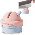 thumbnail image 2 of Portable Suction Cup Sharpening Stone Knife Scissors Sharpener with Non Slip Base Kitchen Camping, 2 of 4