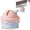 Pink, variant on Suction Cup Whetstone Portable Ice-Shaped Sharpening Stone, Non-Slip Kitchen Knife Sharpener for Scissors, Shears & Utility Blades