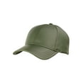 thumbnail image 1 of NYfashion101 Unisex Adjustable PU Leather Precurved Bill Baseball Cap Hat - CC Olive, 1 of 4