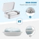 thumbnail image 3 of OUNONA - Jabonera de baño sin marca, estuche de almacenamiento de jabón con drenaje, contenedor de almacenamiento de jabón portátil, jabonera para el hogar, 3 of 6