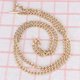 thumbnail image 3 of Cadena plana de 8 mm Bolsa pequeña Metal Cadena decorativa Accesorio Correas de bolsas de bricolaje Cadenas de bolso Correas de bolsos para bolsos pequeños Golden Golden, 3 of 7
