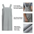 thumbnail image 6 of Adjustable Bib Apron with Pocket Extra Long Ties for Women Men, 13 Colors, Chef, Kitchen, Home, Restaurant, Cafe, Cooking, Baking, Gardening (Black) - Grey, 6 of 8