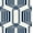 Blue Sapphire, variant on NextWall Blue Sapphire Striped Geo Peel and Stick Wallpaper
