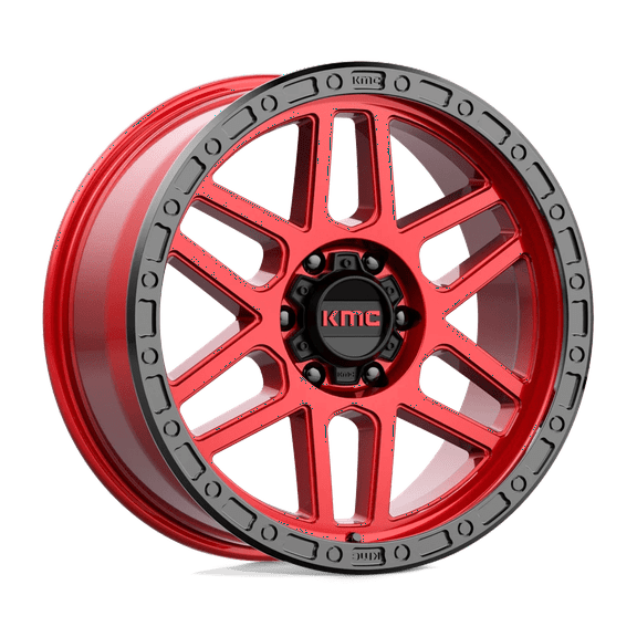 Kmc Km544 Mesa 17X9 6X114.3 18Et 72.56Cb Candy Red With Black Lip Wheel