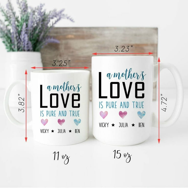 Gift For Mom Personalized Mug, Daughter to mom Mug, Flower Mug - Custo -  Cerigifts