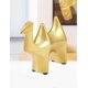 thumbnail image 3 of Gold Small Camel Decor Accents Animal Statues Sculptures Cute Home Decor, Modern Style Ceramic Decorative Ornaments for Living Room Bedroom Office Des, 3 of 4