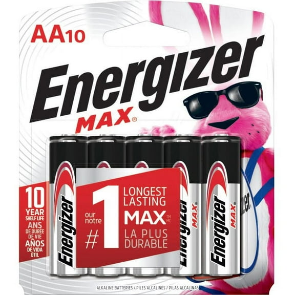 Energizer E91CP-10 MAX Battery - 10 / Pack