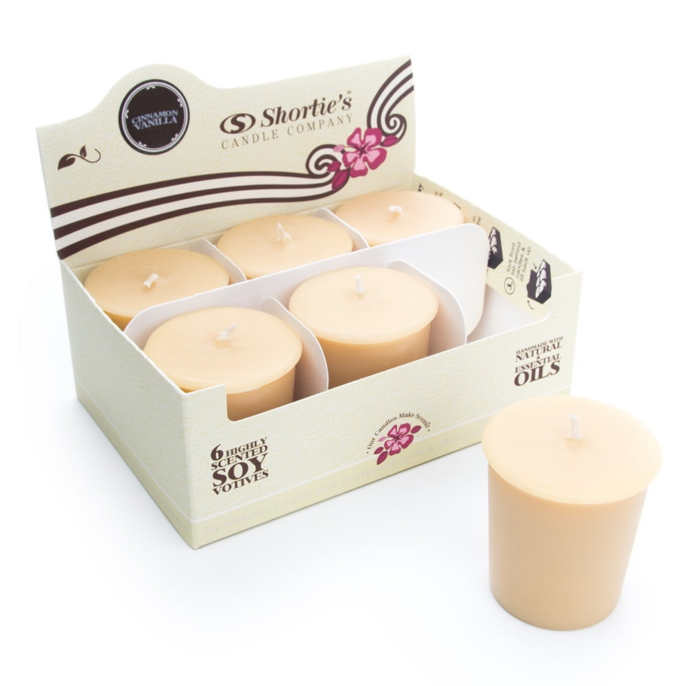 Cinnamon Vanilla Soy Votive Candles Scented with Natural Fragrance