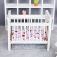 thumbnail image 2 of Cuna de bebé blanca en miniatura Dollhouse Furniture, escala 1:12, 2 of 3
