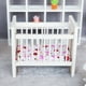 thumbnail image 2 of Cuna de bebé blanca en miniatura Dollhouse Furniture, escala 1:12, 2 of 3