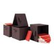thumbnail image 3 of Capri Folding 4-Piece Fabric Basket Set Chocolate, 3 of 3