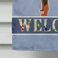 thumbnail image 4 of Carolines Treasures CK3617CHF Rottweiler Bienvenue Drapeau Toile Taille Maison, 4 of 4