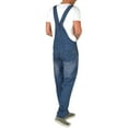 thumbnail image 3 of Men's Casual Pants Men's Casual Solid Denim Overalls Full Length Pencil Pants Pocket Trousers Light blue L, 3 of 7
