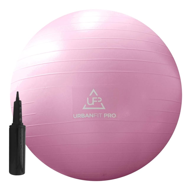Pelota de Yoga UrbanFit Pro 75 cm rosa Estandar Soporta 450 kg