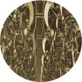 thumbnail image 1 of Ahgly Company Machine Washable Indoor Square Transitional Bronze Brown Area Rugs, 3' Square, 1 of 1