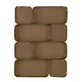 thumbnail image 4 of 32 Inch Luxury Wall Decor Mirror, 8 Gold Finished Curved Metal Frames- Saltoro Sherpi, 4 of 5