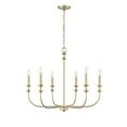 thumbnail image 2 of Millennium Lighting  Savanne 6/12 Chandelier Ceiling Light 6 - Vintage Brass, 2 of 5