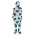 thumbnail image 3 of Soft Big Kids Onesie Pajamas Cozy Loose-Fit Jumpsuits for kids with Pockets for Christmas Lounge & Play Cartoon Dog Faces and Bones, 3 of 8