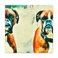 thumbnail image 2 of "The Brawny Boxer" - Canvas, 2 of 25
