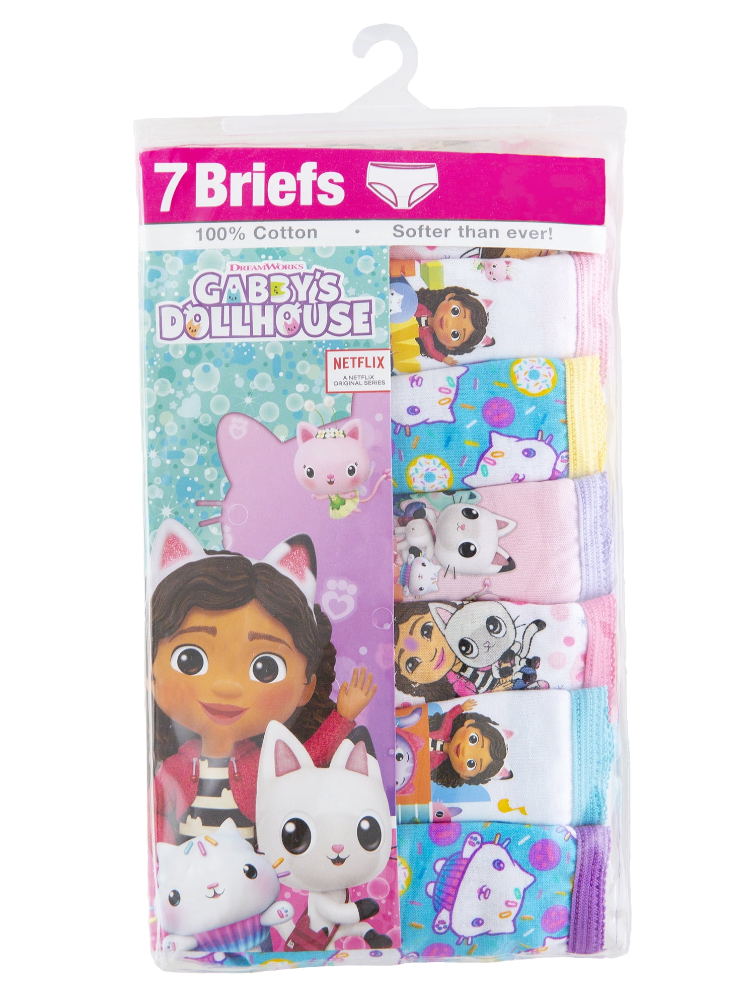Handcraft Mfg Gabbys Dollhouse Panties, 7 Pack ( Girl's)