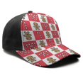 thumbnail image 3 of Christmas Baseball Cap – Stylish Spliced Design Adjustable Trucker Hat with Full Print Front & Brim, Breathable Cotton Blend Snapback for Sports, Travel & Daily Wear, 3 of 3