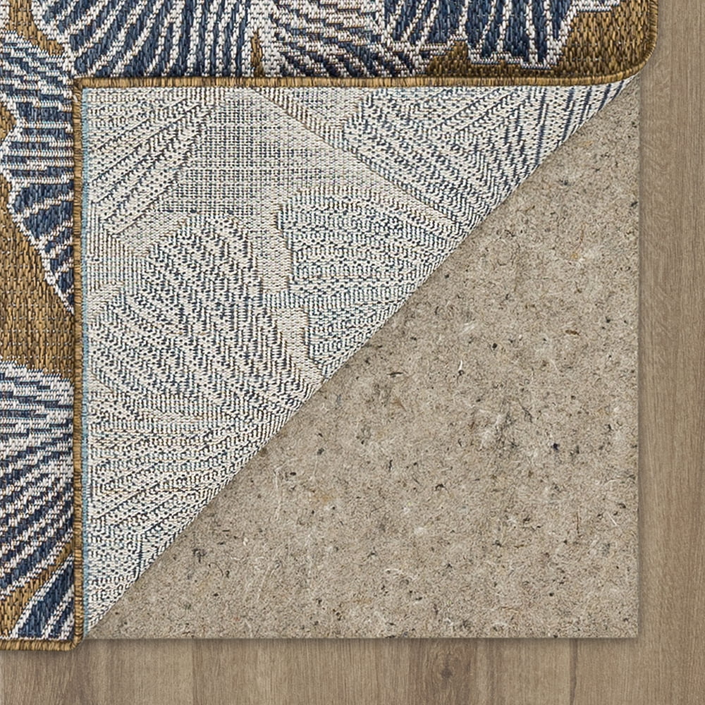 Mohawk Home Jade Butterfly Outdoor Area Rug, Navy, 2' 6" x 6'