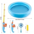 thumbnail image 6 of VANNYVANYA Fishing Game Toy for Kids, with Pool and Extendable 4 Fishing Rod Set, Bath Toys, Water Table Accessories ﻿, 6 of 8