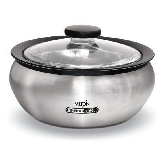 Milton Thermo Stainless Steel Insulated Casserole Keep Hot / Cold Serving Dish - 1.5 Liter