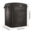 thumbnail image 3 of Extra Large Woven Storage Bag for Clothing and Quilts, Heavy Duty Moving Packing Tote with Zipper Top, Durable Collapsible Bag for Seasonal Storage College Moving and Home Organization, 3 of 6