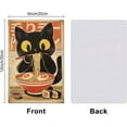thumbnail image 2 of Cat Tin Sign Japanese Ramen Metal Tin Sign Metal Vintage Sign 12×8inch Funny Wall Decor Tin Signs for Home Farm Bar Coffee Shop Club Decoration, 2 of 7
