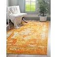 thumbnail image 2 of Unique Loom 3141493 8 x 11 ft. Salle Garnier Sofia Rectangular Rug, Orange, 2 of 5