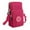 Red, variant on FAMTKT Crossbody Phone Bag for Women, Small Shoulder Purse and Handbag Strap Bag Multipurpose Crossbody Chest Bag