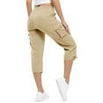 thumbnail image 4 of Women's Casual Pants Women Lightweight Hiking Pants Casual Pants With Pockets Travel Pant,Beige Women's Casual Pants XL, 4 of 8