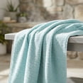 thumbnail image 3 of REGALWOVEN 1 Pack Cotton Waffle Bath Towels, Soft & Absorbent, Quick Dry and Lightweight Shower Towel for Gym, Travel, Beach, Pool, Spa Blue 55" x 28", 3 of 7