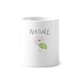 thumbnail image 1 of Planta de loto soloisland pintura Cepillo de dientes titular de la pluma Mug de ceramica blanca taza 350ml, 1 of 2