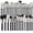 42Pcs Matte Pearl Black, variant on Pro makeup Artist 34 count Deluxe Real Goat Hair Horse hair Makeup Brushes Set with Holder High End Professional labeled makeup brush set with Pony Hair