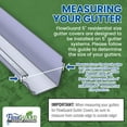 thumbnail image 6 of FlexxPoint 30 Year Gutter Cover System, White Residential 5" Gutter Guards, 22ft, 6 of 7