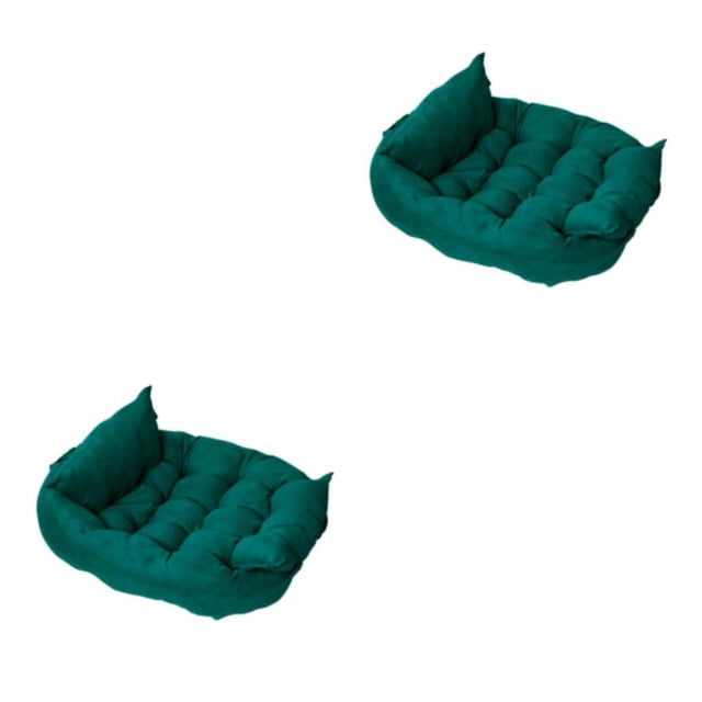 Baohd Coussin de Lit Élégant et Confortable pour Bien-Aimé Animal de Compagnie Vert S 2Set