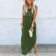 thumbnail image 1 of WILLBEST Vestidos Primavera Verano 2025 Vestido Largo Informal De Verano Para Mujer, Para Vacaciones En La Playa, Estampado Holgado, Con Bolsillos, Cuello Redondo, Sin Mangas, 1 of 3