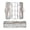 Old Red Barn, variant on Plastic Pencil Box Large Capacity Pencil Boxes Clear Boxes with Snap-Tight Lid Stylish Office Supplies Storage Organizer Box Cow Wearing Christmas Hat