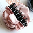 thumbnail image 3 of Travelwant Large Butterfly Octopus Ribbon Silk Chiffon Rose Flower Large Bows Plastic Hair Claw Clips Jaw Barrettes Grips Clamps Clasps Pins Decorative Buns Twist Hair Up, 3 of 7