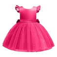 thumbnail image 4 of KONDYS Children's Mesh Dress Dress Stylish Little Girl Princess Dress Beautiful Casual Girl's Sundress, 4 of 5