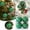B, variant on Large Shatterproof Ornament Hanging for Holiday Party Festive Home Indoor Outdoor Xmas Spheres 4PCS