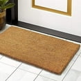 thumbnail image 6 of Kempf Natural Coco Coir Door Mat, 24” x 60” x 1” - Thick, Woven Back, Heavy Duty Durable, for Entryway Front Door Patio Porch, Indoor Outdoor, Blank Welcome Floor Mat, 6 of 10